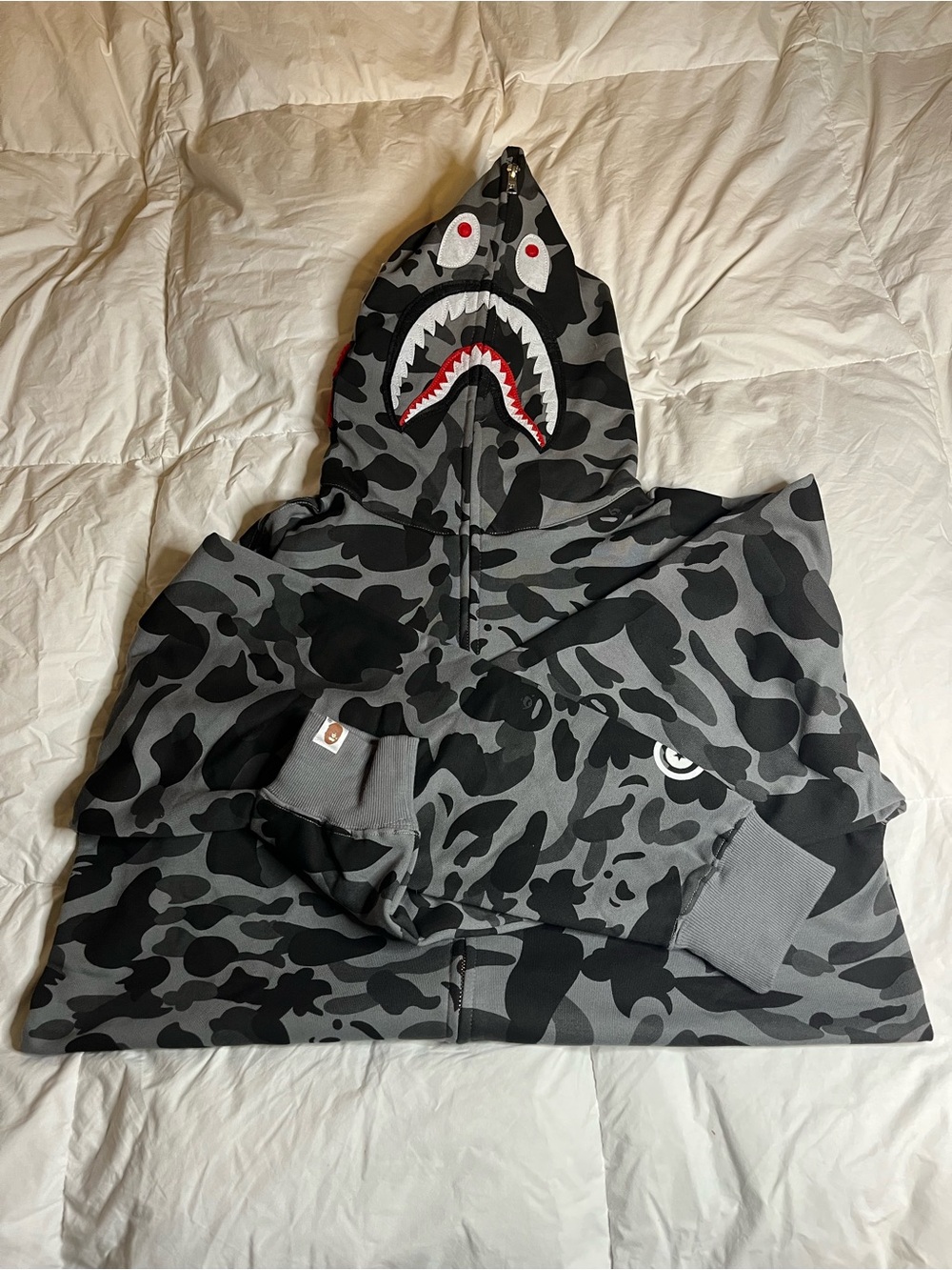 BAPE CAMO SHARK HOODIE
